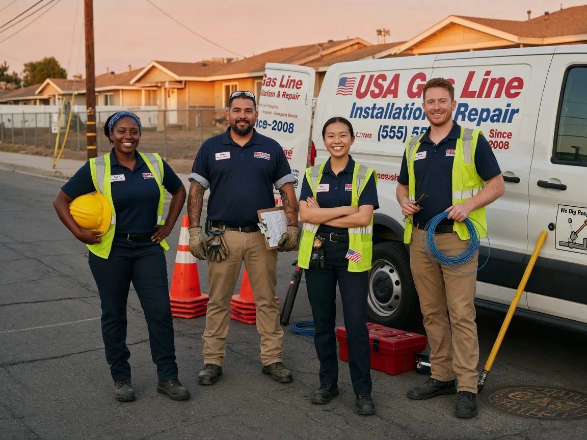 Gas Line Installation company in Palestine, IL